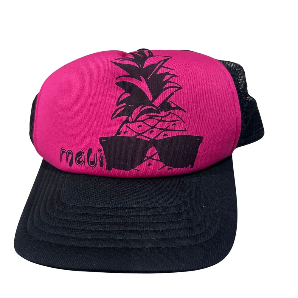 Hawaii Maui Cool Pineapple Snapback Trucker Hat